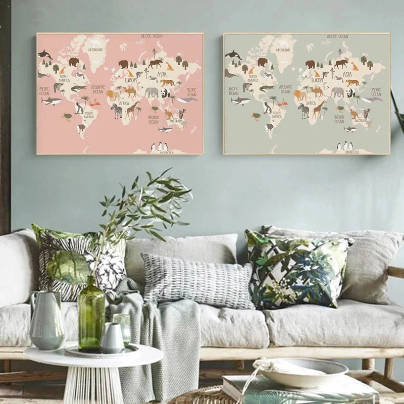 Картина маслом на холсте с изображением животных | Дом и сад