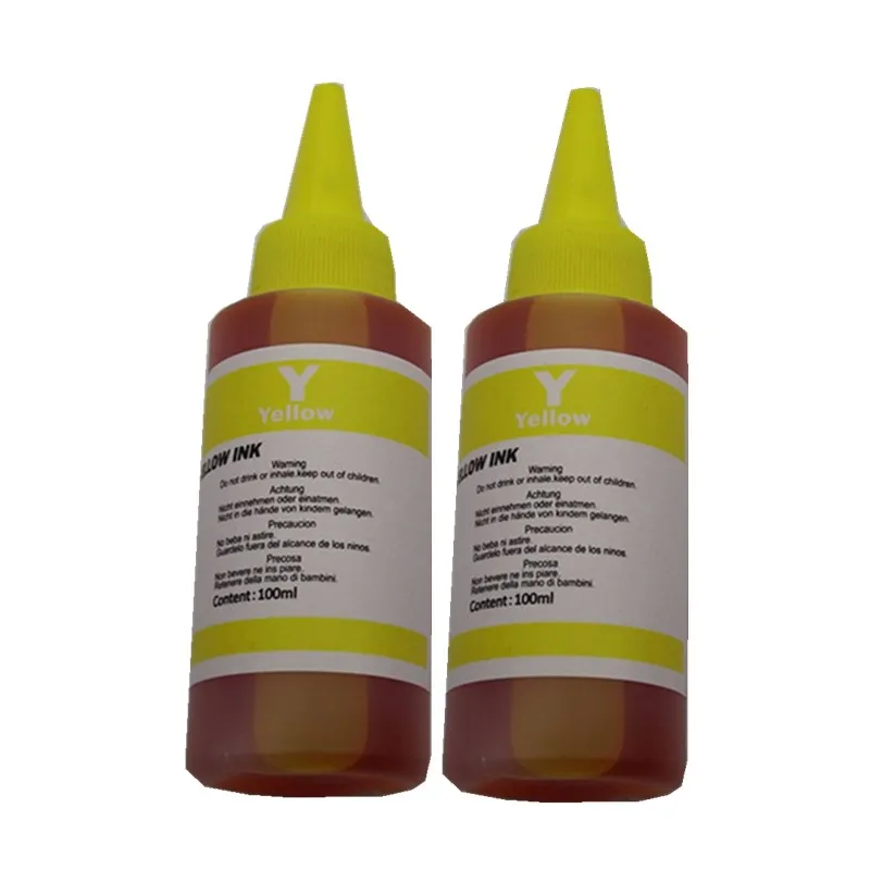 100ML 2Y Цвет набор заправки чернил, красителей Наборы для Epson BX625FW BX630FW BX635FWD BX925FWD BX935FWD WF-7015 WF-7515 WF-7525 принтер - Цвет: 100ML 2Y