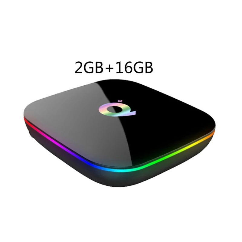

Q Plus Smart TV Box A-ndroid 9.0 TV Box 2GB-RAM/16GB ROM 2.4G WiFi 6K HDMI-compatible DLNA Smart TV BOX X6HA
