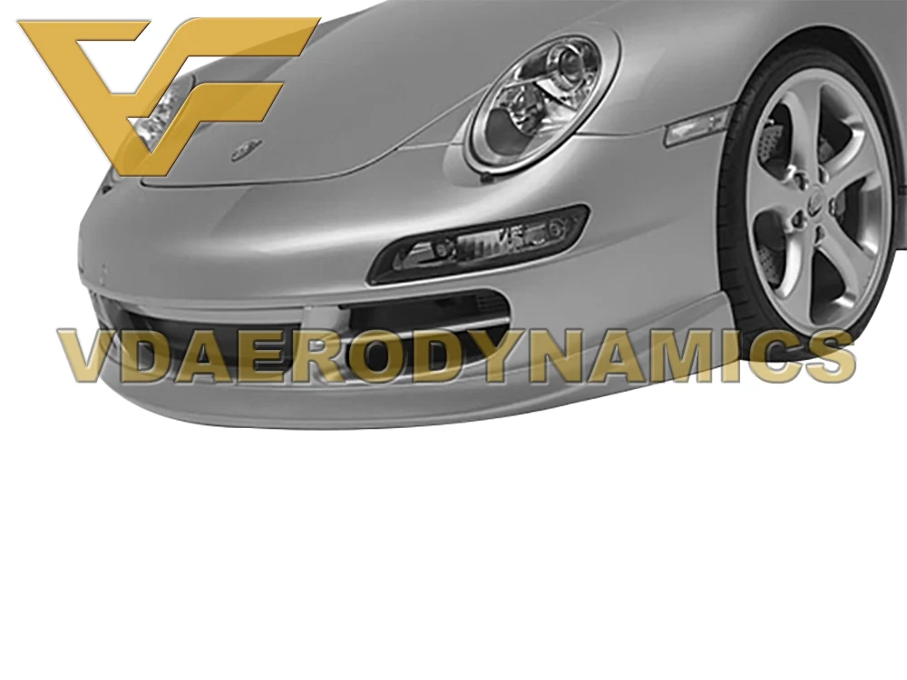 Подходит для 04 11 997 1 2 Porsche 911 Carrera VAD V углеродное волокно Матовый Бампер комплект на