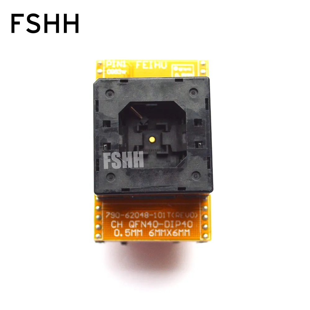 Разъем с открытым верхом QFN40 к адаптеру программирования DIP40 тестовое гнездо WSON40