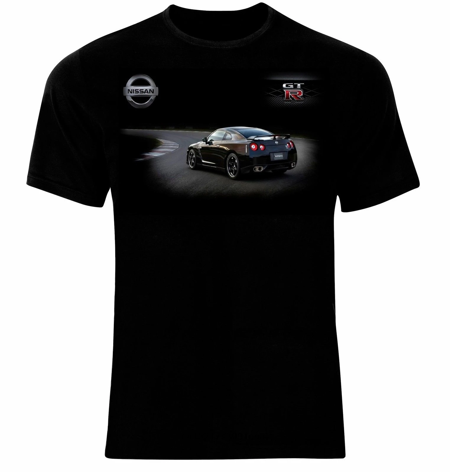 Мужская футболка самые дыхательные текущие Nissan Логотип Gtr Cars Auto M принт всех