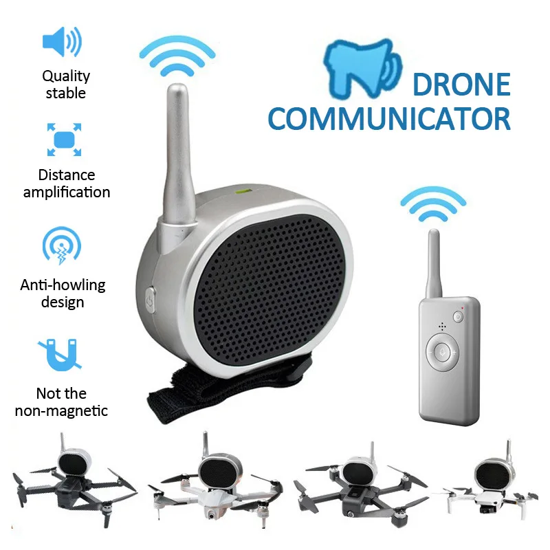 

Loudspeaker High Altitude Loudspeaker Antenna With Loudspeaker 1200m Control Distance Suitable For Dajiang Spirit Series