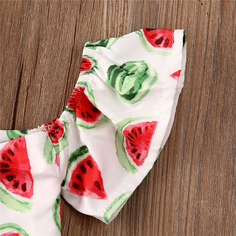 Комплект из трех предметов одежда для маленьких девочек короткий топ без рукавов