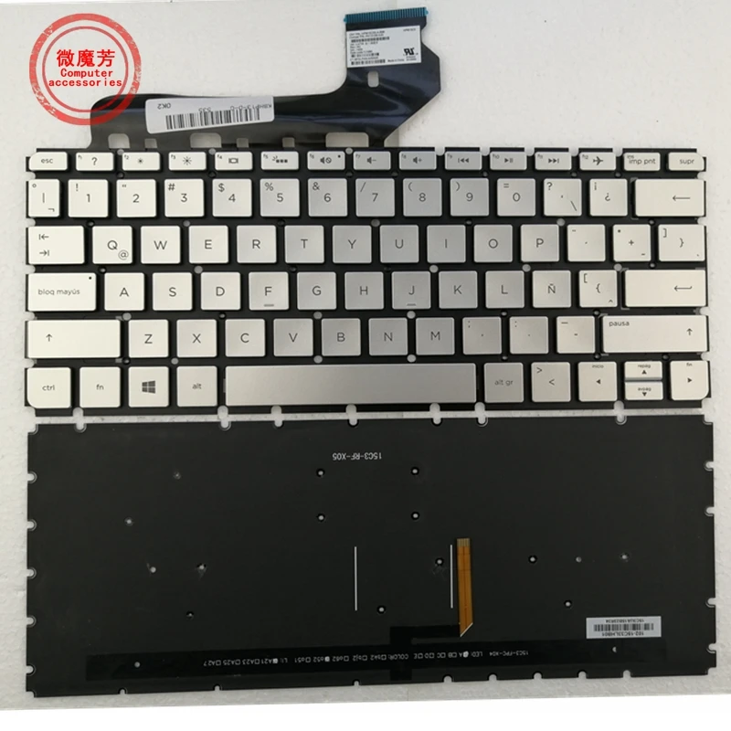

Немецкая клавиатура для HP ENVY 13-D 13-D024 d04 d010nr d061sa d007TU 13-D 13-D051tu d102tu TPN-C120 с клавиатурой с подсветкой
