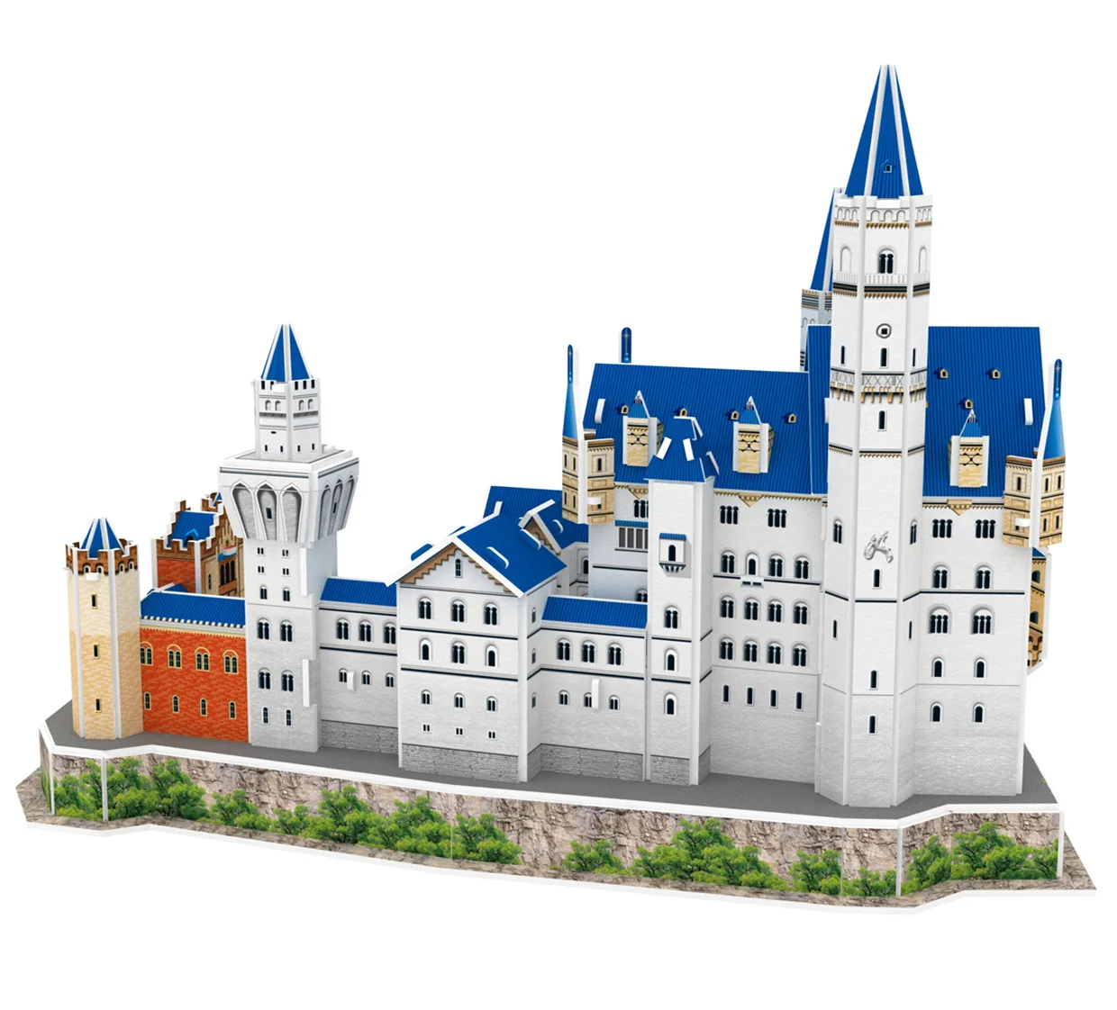 3D пазлы с изображением лебедей форта бумажная модель украшение для гостиной и