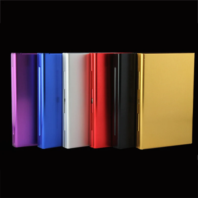 Металлический чехол для сигарет табака держатель сигар карманная коробка
