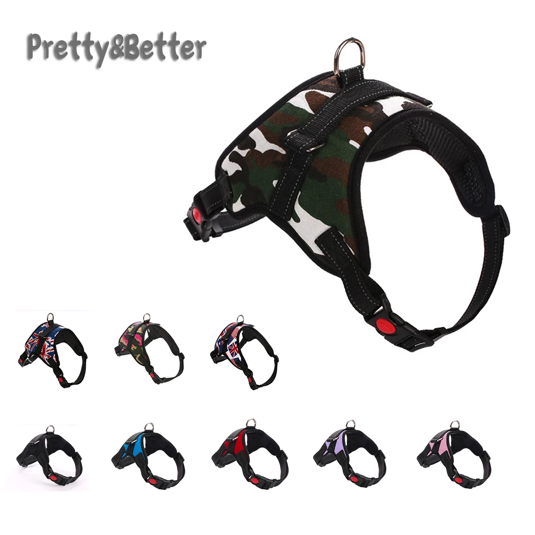 Шлейка для собак Pretty & Better светоотражающая Регулируемая уличная портупея