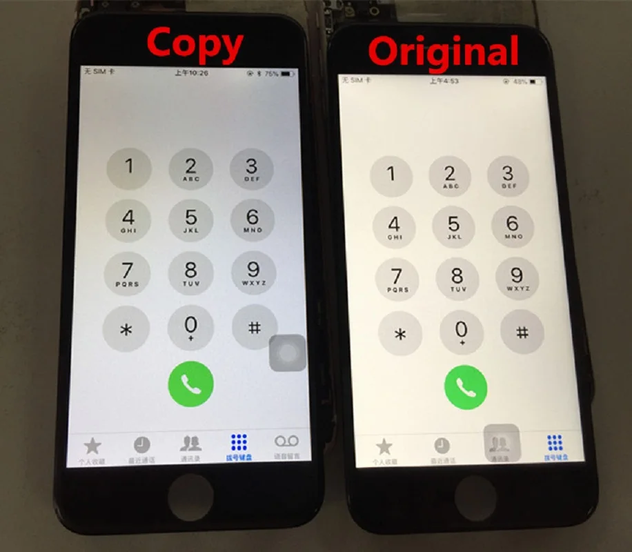 1:1 OEM Качество сенсорный экран для iPhone 6 6S 7G ЖК-дисплей дигитайзер Aseembly с логотипом