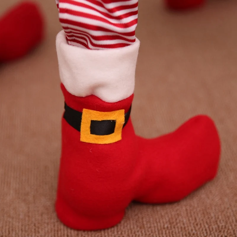 

Christmas Chair Table Leg Foot Socks Prevent Scraping Decor Gift For Home Party Chair Table Cover Decor New Year Supplies