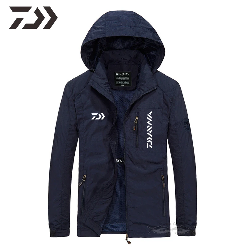 Куртка Daiwa Мужская одежда для рыбалки тонкая спортивная уличная дышащая