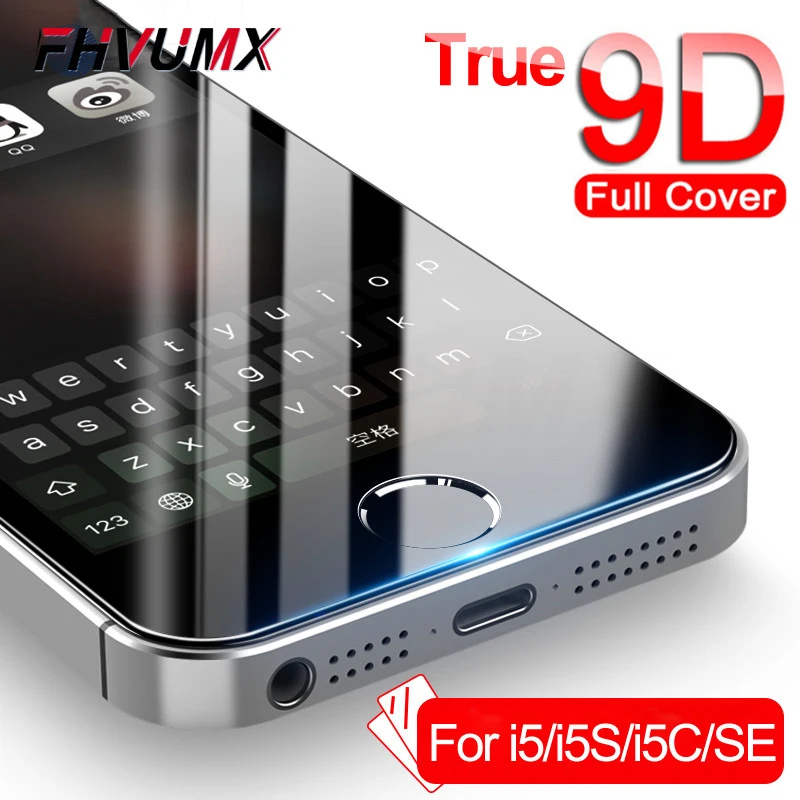 Закаленное стекло с полным покрытием для iPhone 11 Pro XS Max XR X защита экрана защитой от
