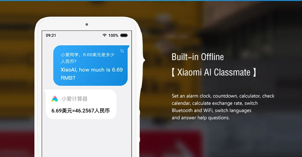 XIAOMI AI переводчик 4 дюйма сенсорный экран с USB Перезаряжаемый Многофункциональный ретранслятор записывающая ручка переводная машина для учебы