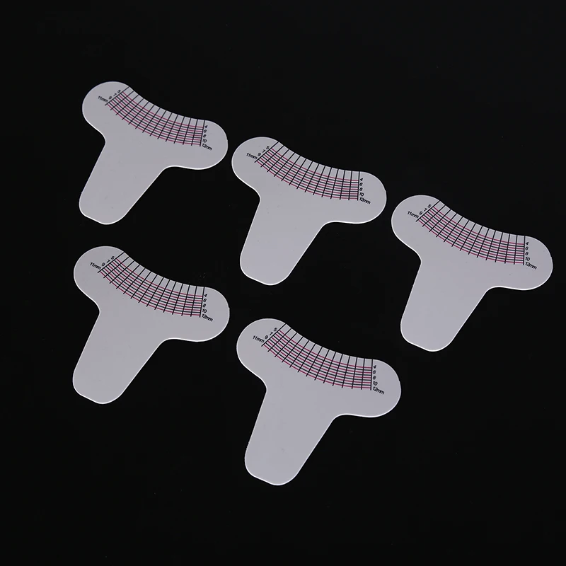 5 шт. средство для измерения длины ресниц и степени завивки подходит ежедневного