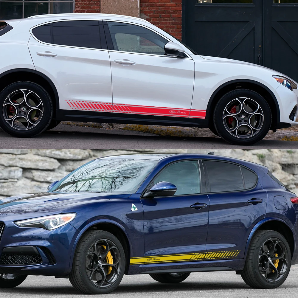 2 шт. Автомобильная длинная боковая полоса наклейка авто DIY виниловая пленка