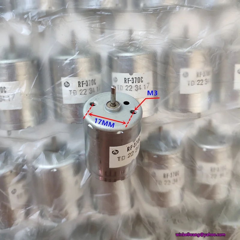 Абсолютно Mabuchi 370 двигатель постоянного тока RF-370C 6 в 7,2 в 12000 об/мин мотор с высокой скоростью RF-370CA-26100