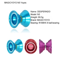magicyoyo n5 desperado aluminum alloy metal yoyo toy 8 ball bearing with rope for kids christmas gift