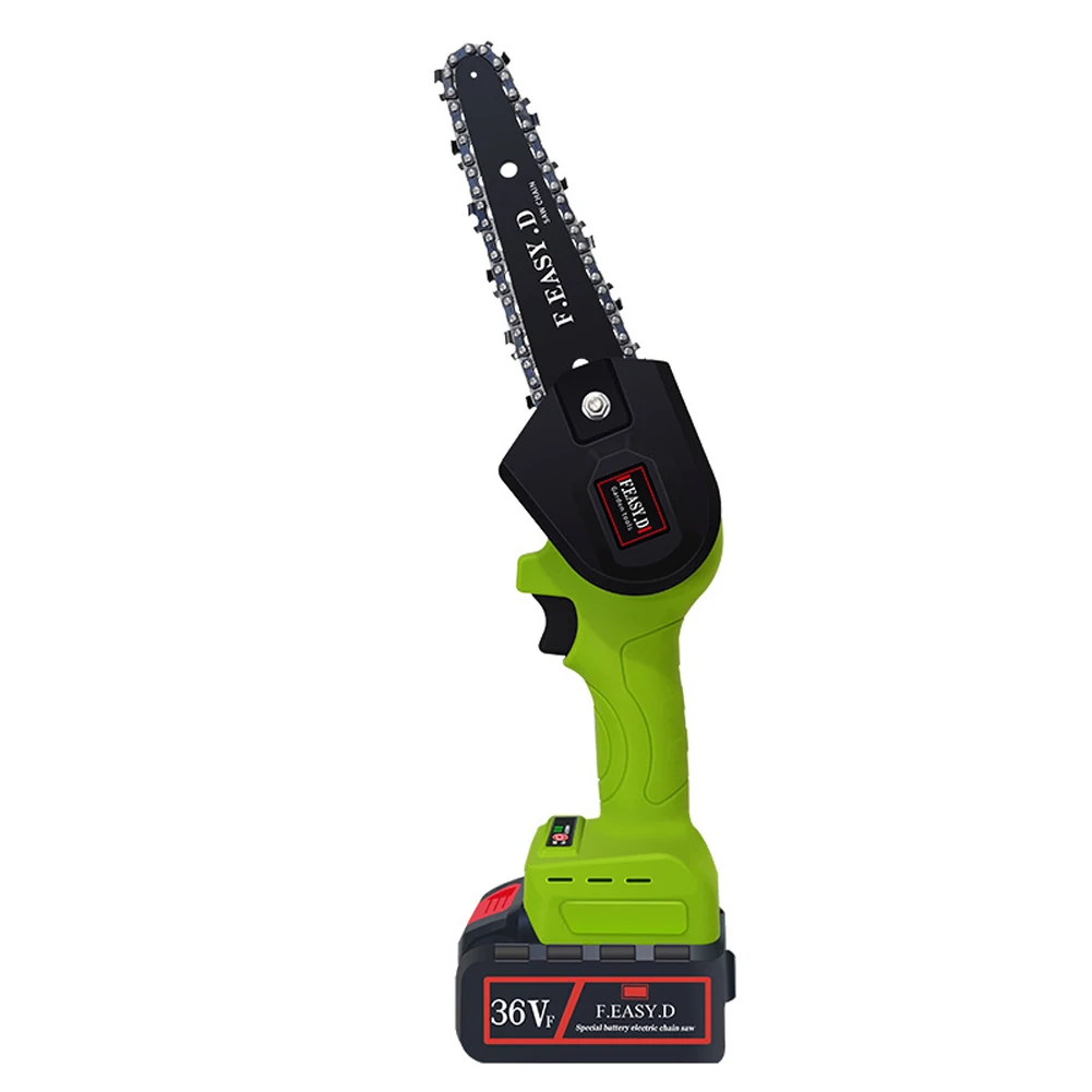 

5-In 36VF Portable Brushless Electric Pruning Saw Rechargeable Mini Wood Spliting Electric Chain Saw One-handed Woodworking Tool