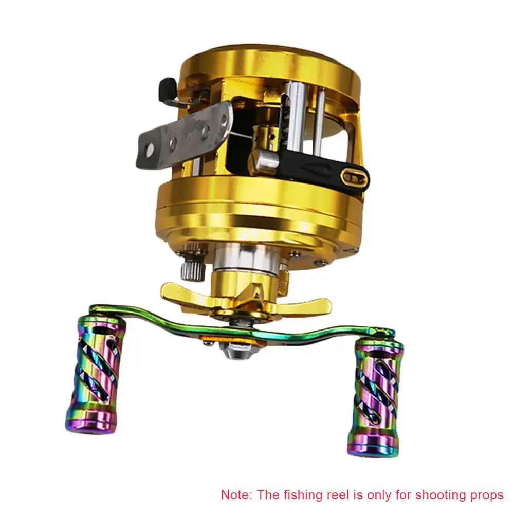 

Colorful Double Rocker Arm Fishing Line Wheel Luya Water Droplet Wheel Chameleon Colorful Rocker Arm Holding Pill
