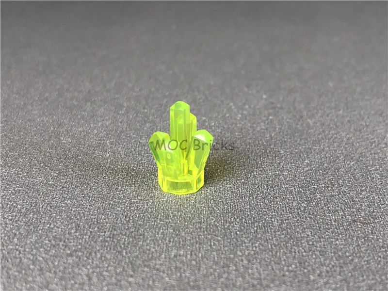 10 шт./партия кубики MOC Clorful Rock 1x1 кристалл 5 деталей подходит для 52 образовательных