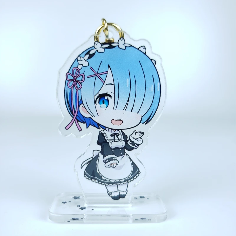 Брелок для косплея с рисунком аниме Re:Life in A Different World from Zero Ram Rem 1 шт. | Украшения и