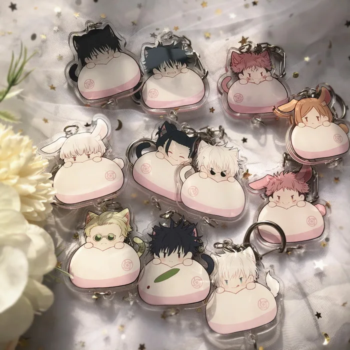 Брелок из акрила для аниме юдзюцу кайсен Юджи итадори коллекция плюшевых