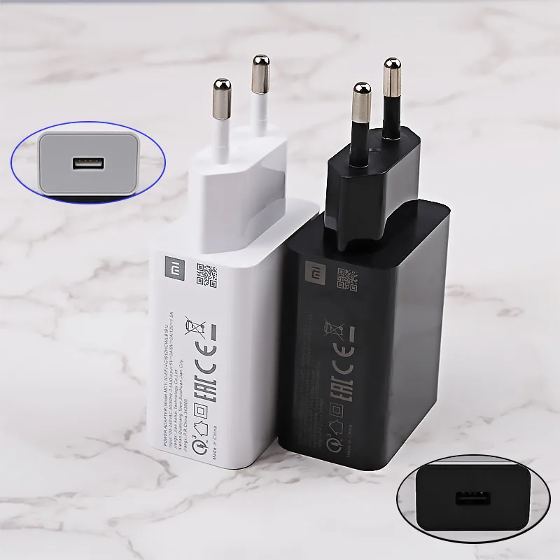 Xiaomi Redmi Note 9 9S Fast Charger QC3.0 18W Quick Charge Adapter Type C for Mi 10 9T Poco F2 Pro X2 X3 7 8 | Мобильные телефоны и