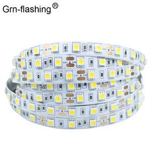 Гибсветильник Светодиодная лента RGB 5050, 60 светодиодный одовм, 12 В постоянного тока, 5 млот