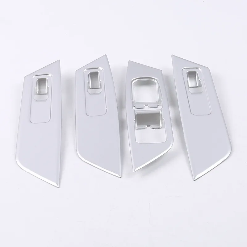 

For Skoda Kodiaq car window lift switch interior control panel frame cover trim bezel door armrest car-styling accessories 4pcs