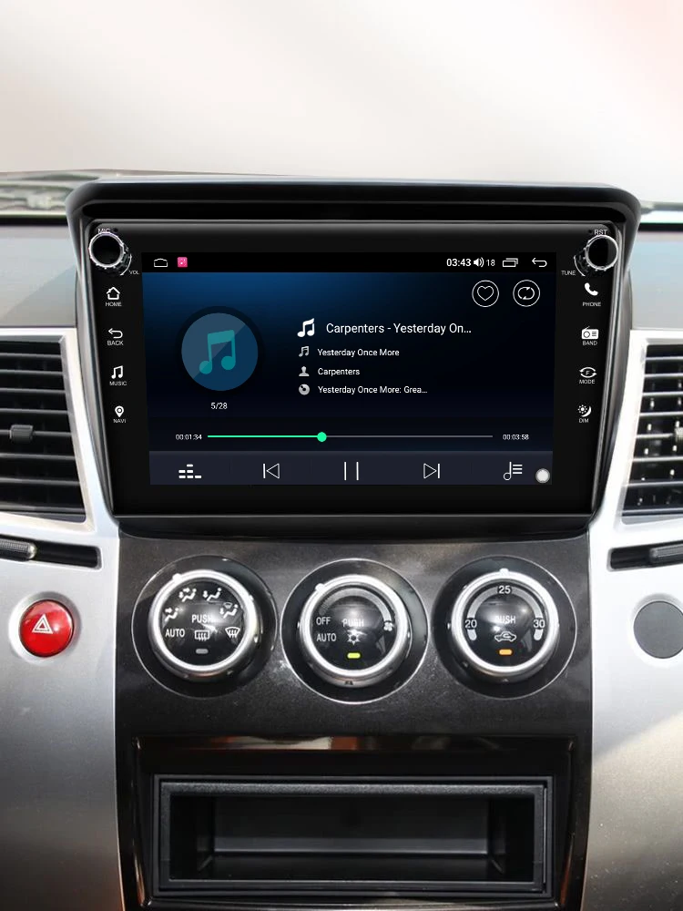 

Android 10.0 car radio player 4GB RAM 64GB ROM GPS 8" for Mitsubishi Pajero Sport 2 2008-2015 Mitsubishi L200, Triton 2006-2015