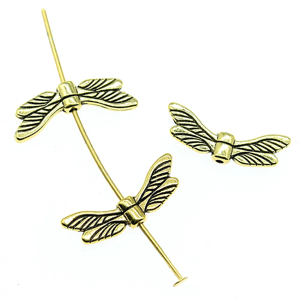 40 шт. бусины в форме бабочки 20 х7 мм | Украшения и аксессуары