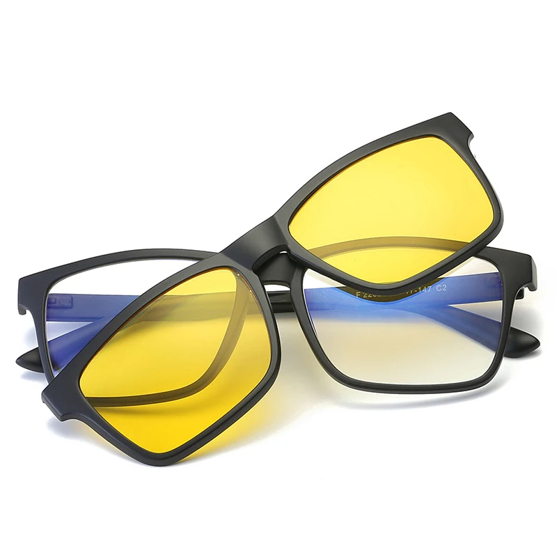 Поляризованные солнцезащитные очки с клипсой для мужчин и женщин магнитной