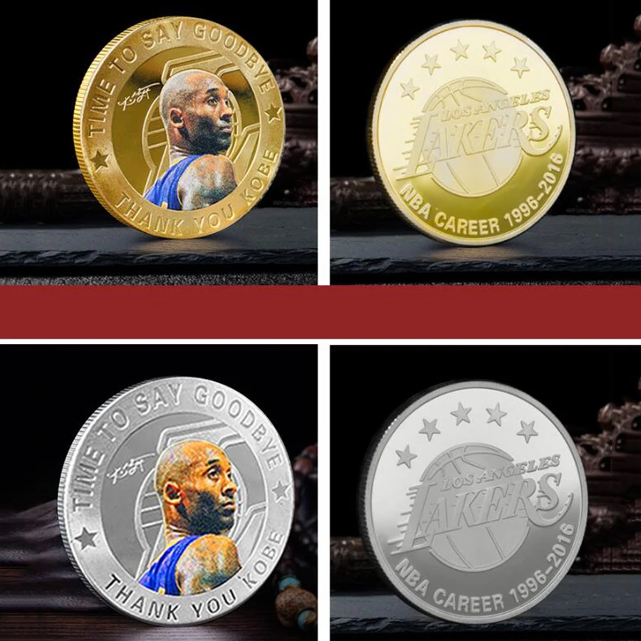 Памятные монеты Коби Брайант медальоны Lakers звезда памятные подарок коллекция