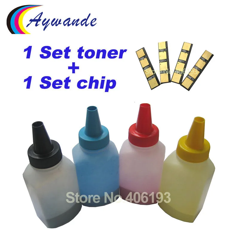 1 компл. Тонер + Чип CLT 407 для Samsung K407S CLP 320 325 326 CLX 3180 3185 порошок|refill toner|refill toner powdertoner