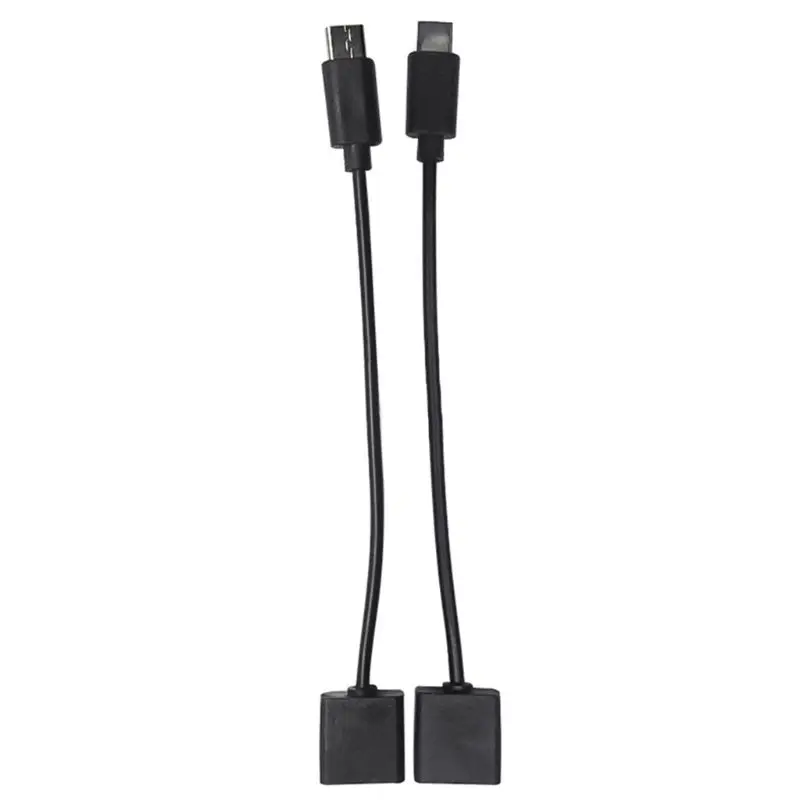 

15CM Black Fast Charging Cable Cord Line with Micro USB/Type C/for iPhone Interface for JUUL Vape Accessories