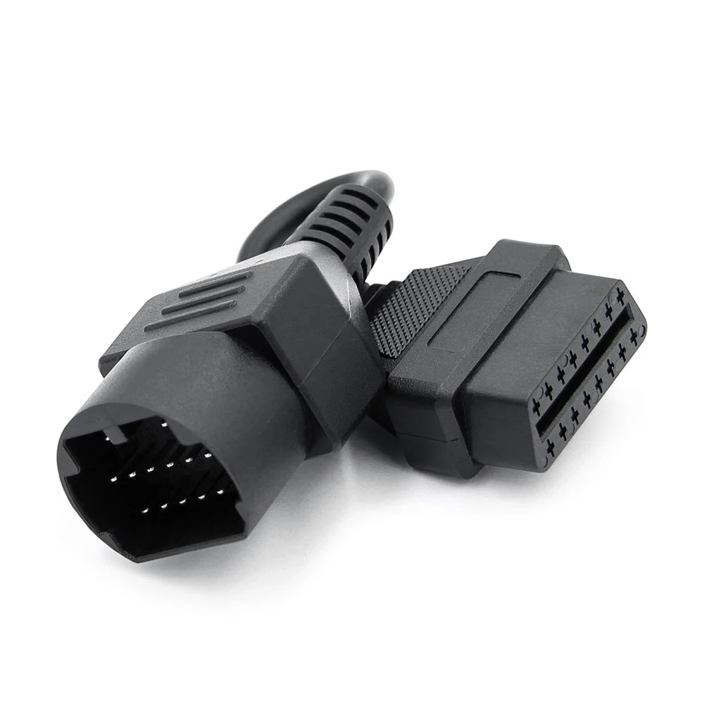 Удлинительный конвертер OBD2 кабель для Mazda 17 Pin к OBD OBDII 16 штекер гнезду obd2 разъем
