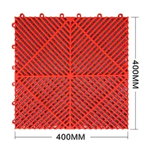 Garage Floor 40x40x1.8cm Car Beauty 4S Shop Plastic Splicing Grille Mats Car Wash Floor Square Drain Grid Mat for Wash Used Car