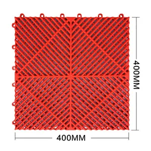 garage floor 40x40x1 8cm car beauty 4s shop plastic splicing grille mats car wash floor square drain grid mat for wash used car free global shipping