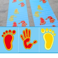 children indoor outdoor jumping carpet game printing cloth mat early childhood fun toys child adult sports toys