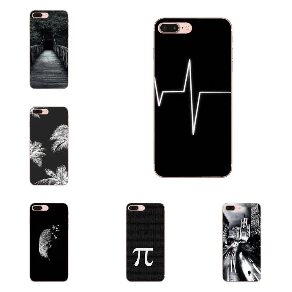 ТПУ чехол для мобильного телефона черно белого цвета в продаже обеспечивает