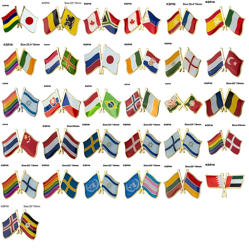 Значок с флагом значок брошь США дружба Уэльс и Португалия Индия Англия