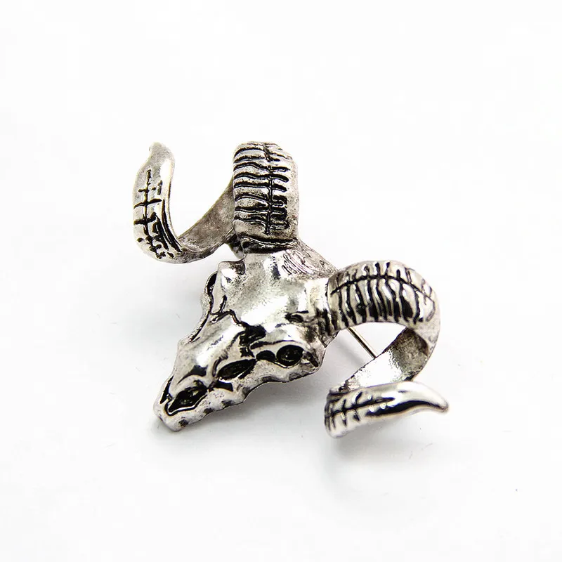 Брошь в форме головы овцы для мужчин и брошь английском стиле ювелирное изделие