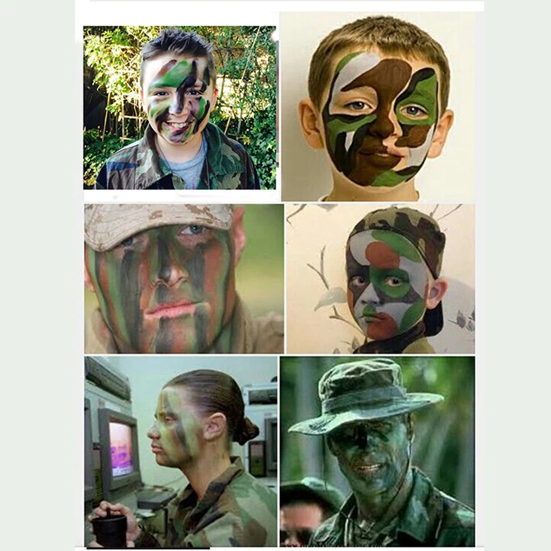 Черный зеленый коричневый Открытый CS Маскировка камуфляж масло Джунгли Поле