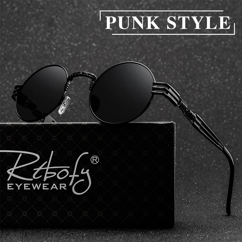 Новинка 2020 женские готические солнцезащитные очки в стиле стимпанк мужские