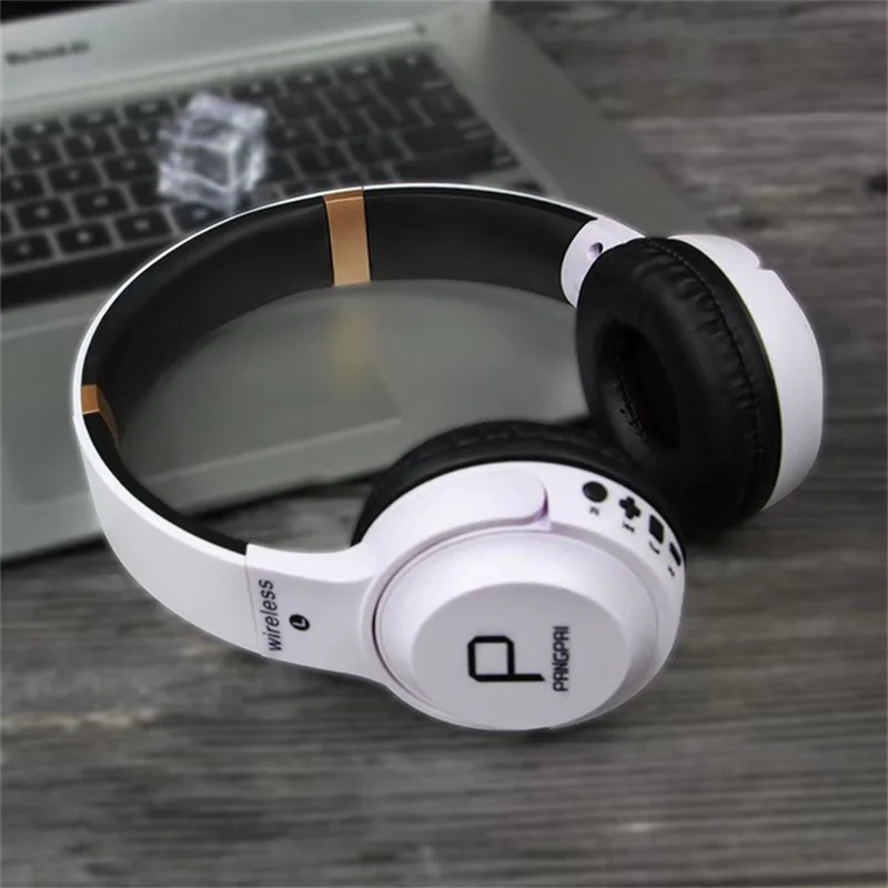 Беспроводная bluetooth-гарнитура Mp3 сабвуфер Выдвижная складная игровая гарнитура Поддержка TF карты, режим AUX, вызов. Функция fm-радио