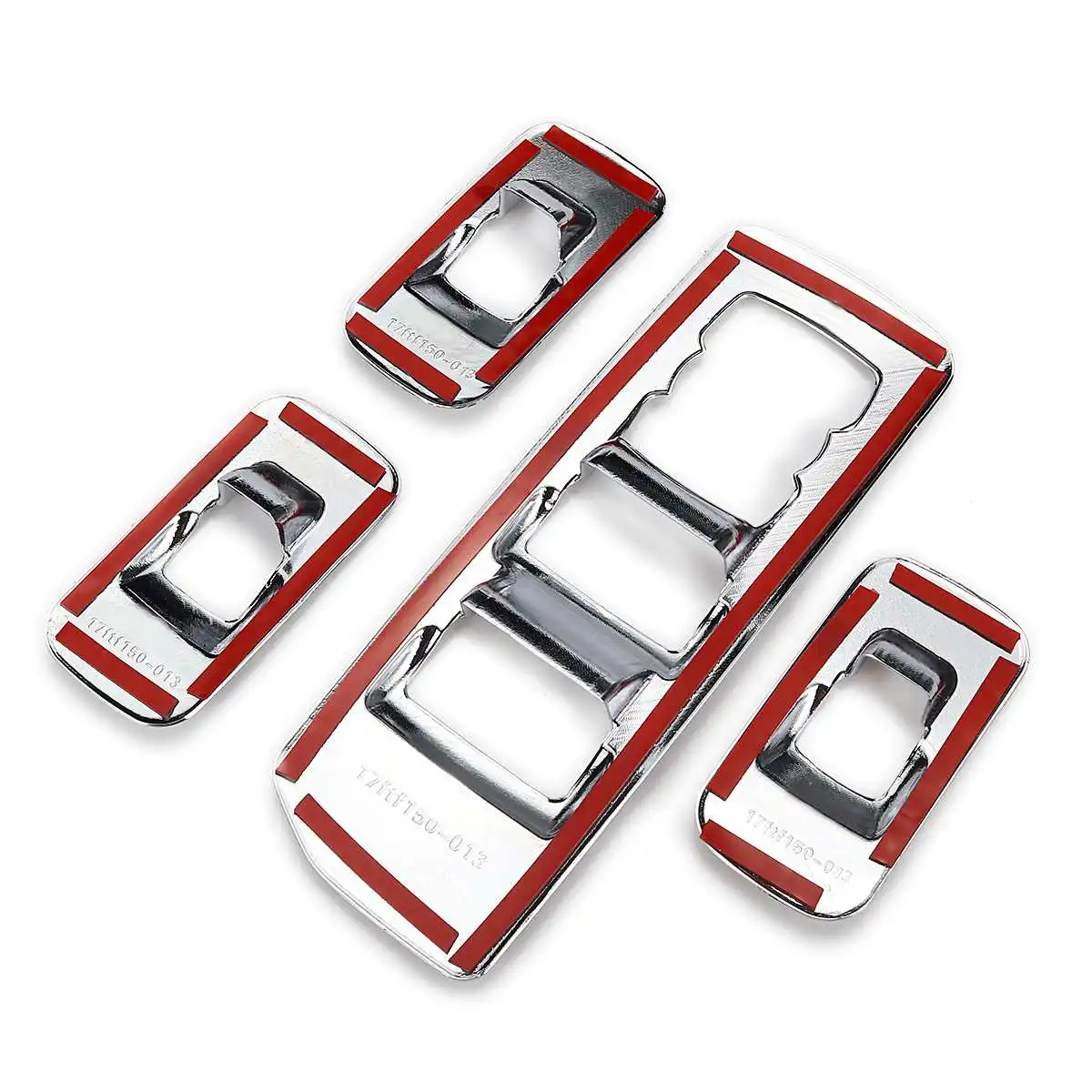 

High Quality 4 Pcs Window Lift Adjust Panel Switch Trims For Ford F150 2015-2019