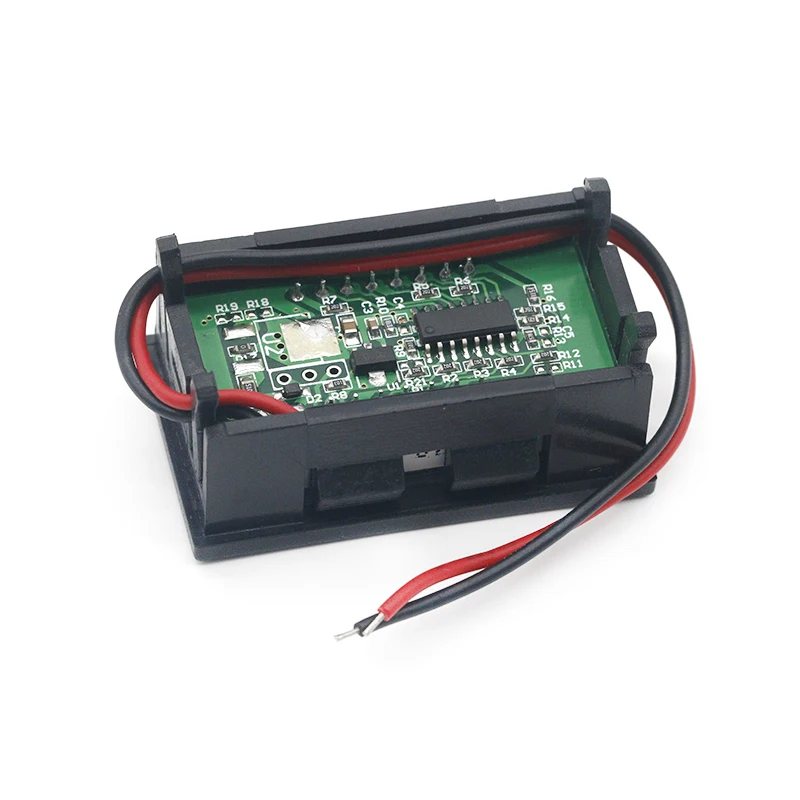 Двойной цифровой дисплей многофункциональный автомобильный вольтметр