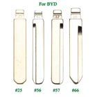 Bilchave полотно дистанционного ключа брелок для BYD F3 F3R F0 Geely Vision Lifan 620 Автомобильный ключ пустой замена ключа нет. 56 57 66 25 #