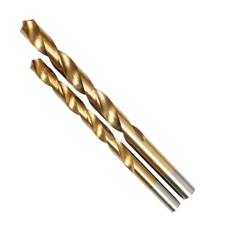 

HSS Titanium Coated Twist Drill Bit Set 19PCS 1.0-10mm And 13PCs 1.5-6.5mm For Sheet Iron Aluminum Copper Woodworking Metal Tool