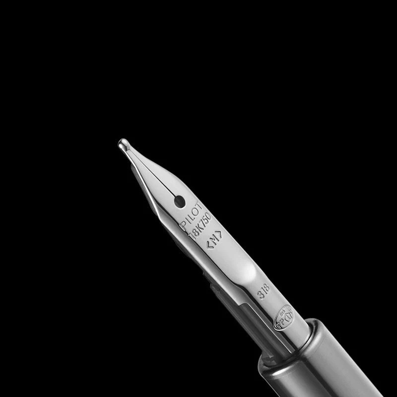 Пилот бесшаговый пресс ручка черный самурайский выдвижной 18K Золотой наконечник